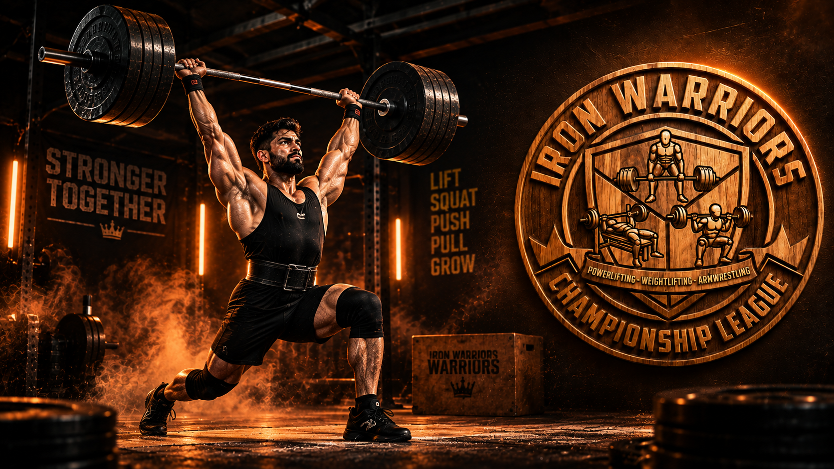 Bench Press under Iron Warriors